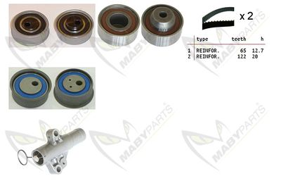 Комплект ремня ГРМ MABYPARTS OBK010458 для MITSUBISHI OUTLANDER