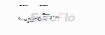 Układ wydechowy EUROFLO RNMAS25D7008