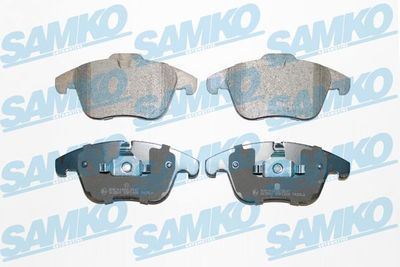 Комплект тормозных колодок, дисковый тормоз SAMKO 5SP1486 для CITROËN C5