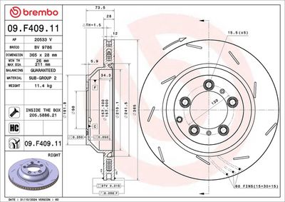 Tarcza hamulcowa AP 20533V