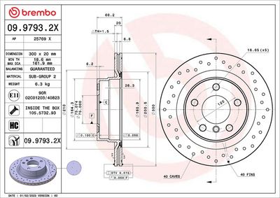 DISC FRANA BREMBO 0997932X