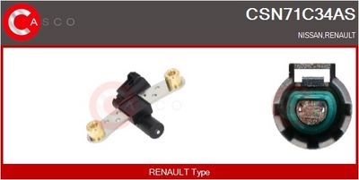 SENZOR IMPULSURI ARBORE COTIT CASCO CSN71C34AS