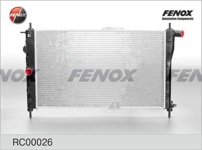 FENOX RC00026 Радиатор охлаждения двигателя  для DAEWOO NEXIA (Деу Неxиа)