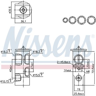 SUPAPA EXPANSIUNE CLIMA NISSENS 999455