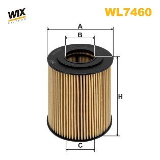 Oil Filter WIX FILTERS WL7460