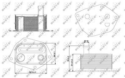 RADIATOR ULEI ULEI MOTOR NRF 31298 4