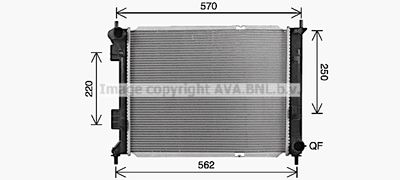 AVA QUALITY COOLING KA2327 Крышка радиатора  для HYUNDAI ix20 (Хендай Иx20)