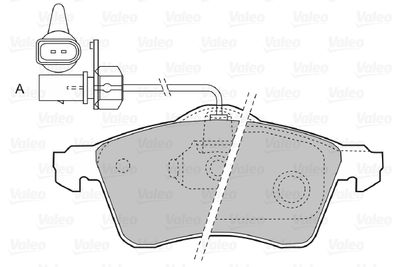 Brake Pad Set, disc brake 598676