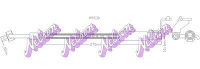 спирачен маркуч KAWE H5530