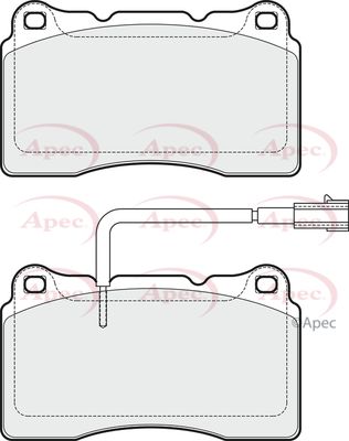 Brake Pad Set APEC PAD1747