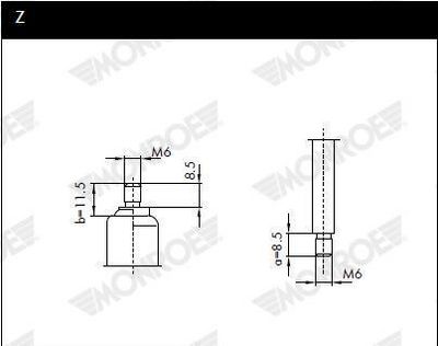 AMORTIZOR PORTBAGAJ MONROE ML5526 6