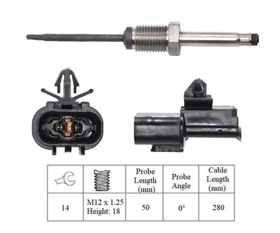 SENZOR TEMPERATURA GAZE EVACUARE LUCAS LGS7278