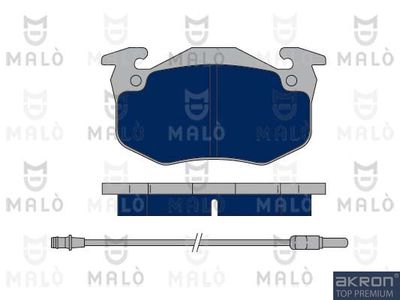 AKRON-MALÒ 1050056 Тормозные колодки и сигнализаторы для RENAULT TWINGO I (C06_) 1.2 (C066, C068)