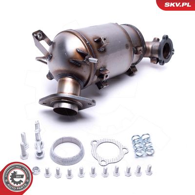 Suodžių / kietųjų dalelių filtras, išmetimo sistema