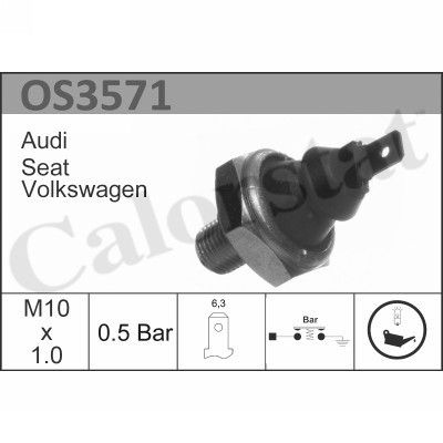 Датчик давления масла CALORSTAT by Vernet OS3571 для VW LUPO