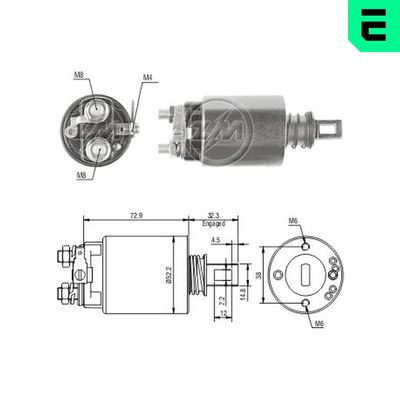 SOLENOID ELECTROMOTOR