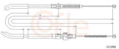CABLU FRANA DE PARCARE