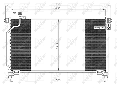 Конденсатор, кондиционер WILMINK GROUP WG2160870 для FORD MAVERICK