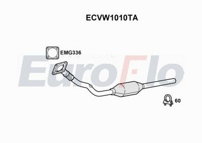 Katalizator EUROFLO 1J1253058X