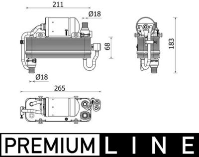 CONDENSATOR CLIMATIZARE MAHLE AC960000P