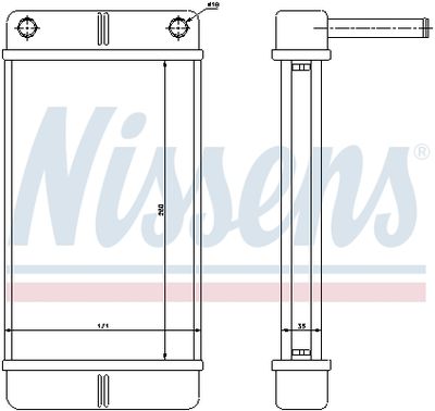 SCHIMBATOR CALDURA INCALZIRE HABITACLU NISSENS 71443 5