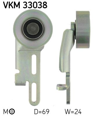 Rolka napinacza paska klinowego SKF VKM 33038 produkt