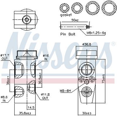 SUPAPA EXPANSIUNE CLIMA NISSENS 999484 5