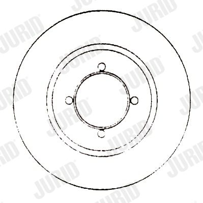 Тормозной диск JURID 561498J для JAGUAR XJSC