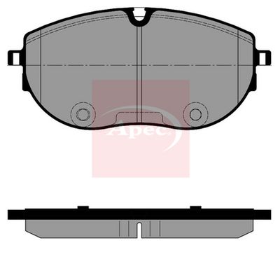 APEC Brake Pad Set, disc brake PAD2543