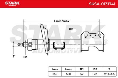 амортисьор STARK SKSA-0131741
