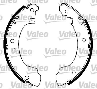 Комплект тормозных колодок VALEO 553688 для NISSAN PRIMERA