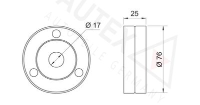 ROLA INTINZATOR CUREA TRANSMISIE AUTEX 641653 1