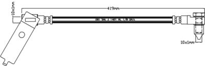 Brake Hose JURATEK JBH1137L