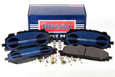 комплект спирачно феродо, дискови спирачки BORG & BECK BBP2595