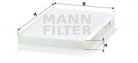 Фильтр, воздух во внутренном пространстве MANN-FILTER CU 2629 для FIAT STRADA