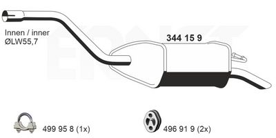 ENDSCHALLDäMPFER ERNST 344159