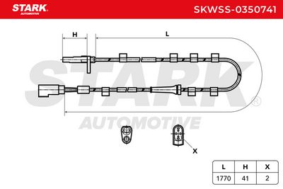датчик, обороти на колелото STARK SKWSS-0350741
