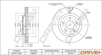 BREMSSCHEIBE DR!VE+ DP1010110590 2