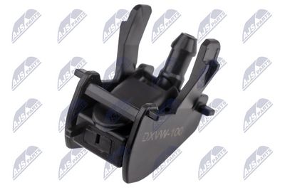 Plovimo skysčio purkštukas, priekinis langas