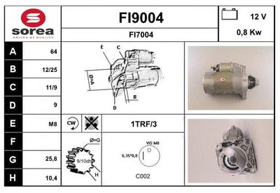 STARTER SNRA FI9004