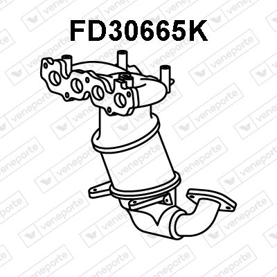 Катализатор коллектора VENEPORTE FD30665K для FORD FUSION