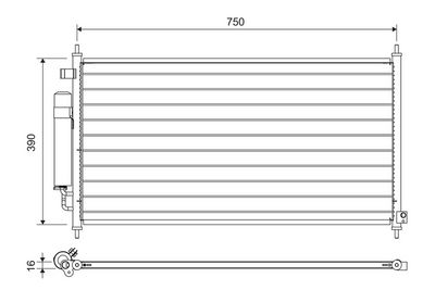 KONDENSATOR KLIMAANLAGE