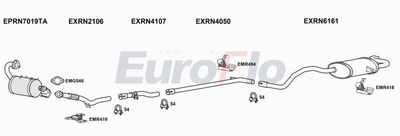 Układ wydechowy EUROFLO RNSCE16D6001