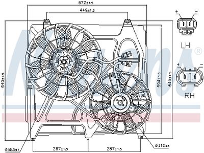 VENTILATOR RADIATOR NISSENS 85271 5