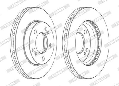 DISC FRANA FERODO DDF1627C 1