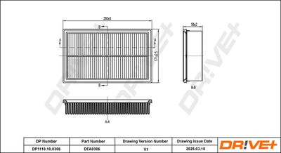 LUFTFILTER DR!VE+ DP1110100306 7
