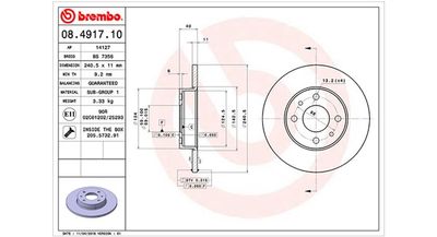 DISC FRANA MAGNETI MARELLI 360406021400