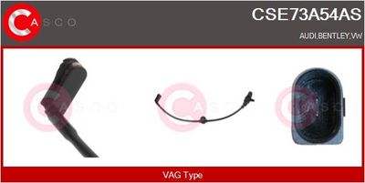 SENZOR DE AVERTIZARE UZURA PLACUTE DE FRANA