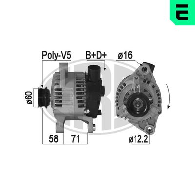 GENERATOR / ALTERNATOR ERA 209305A