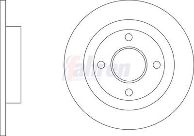 Fahren Brake Disc FBD6949
